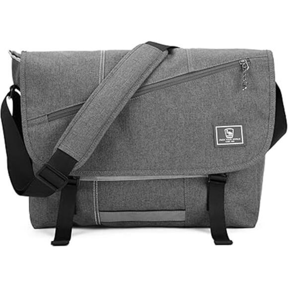 15.6 Inch Messenger Bag for Men/Women Crossbody Travel Satchel Bags Laptop Bag - Picture 7 of 7